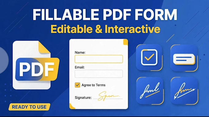 create fillable pdf form
