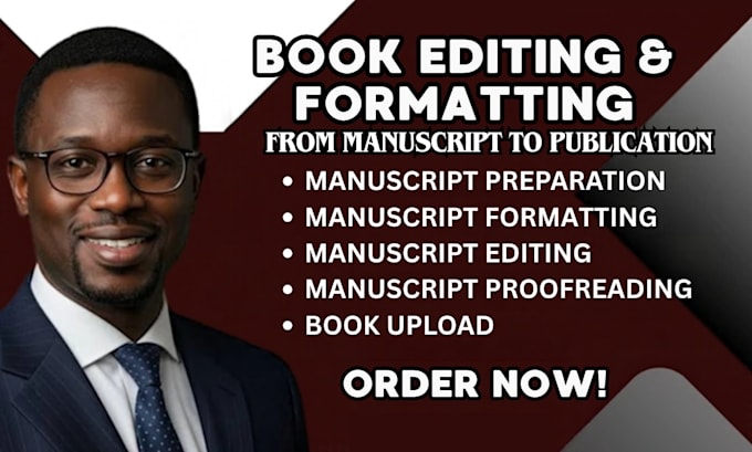 manuscript editing, manuscript proofreading, manuscript formatting, book upload