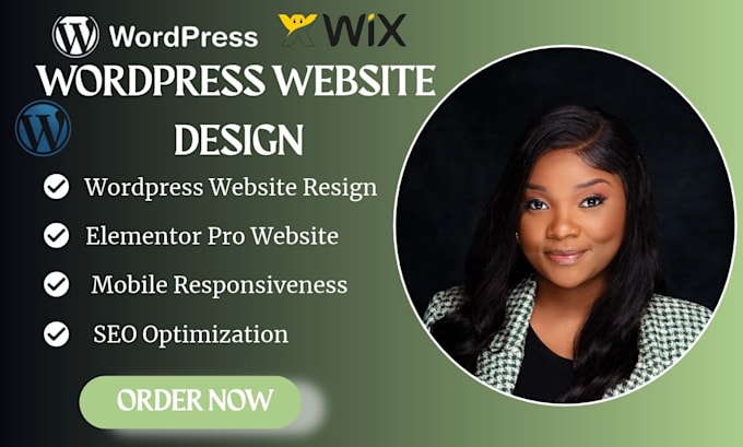 design wordpress website using elementor pro redesign elementor pro website