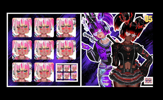 make sfw anime vrchat avatar, anime vtuber ready model, vrm for pc and mobile