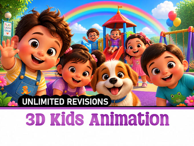 3d kids animation, 3d character animation, 2d cartoon animation, ai 3d ...