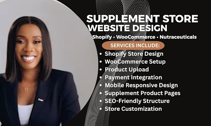 build a supplement store shopify supplement website or nutraceutical ecommerce