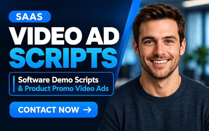 write saas video ads scripts software demo scripts saas product promo video ads