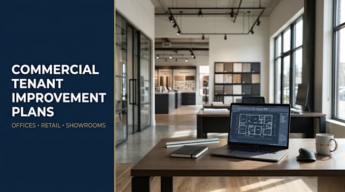draft commercial tenant improvement floor plans
