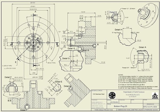 Draw as built cad drawing, redline drafting and technical drawing ...
