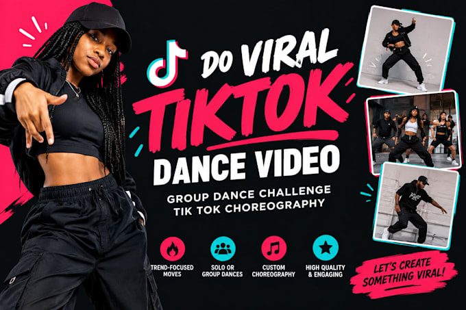 do viral tiktok dance video, group dance challenge, tik tok