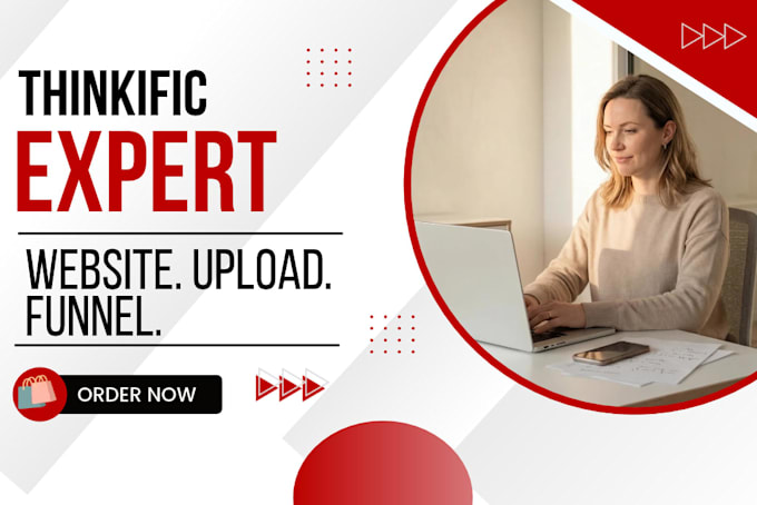 setup thinkific website course, thinkific online course upload, thinkific expert