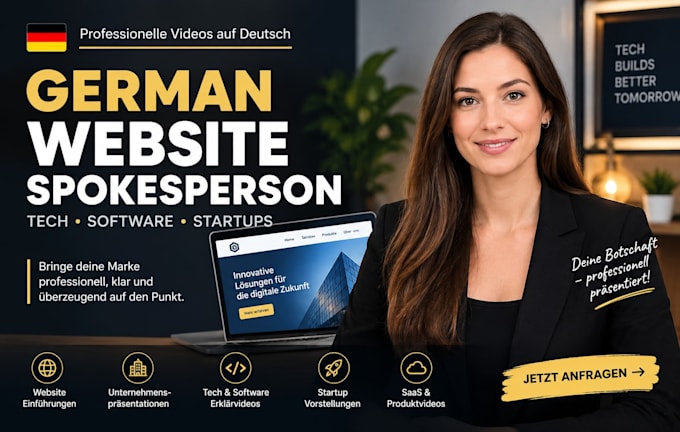 be your german website spokesperson for tech and software