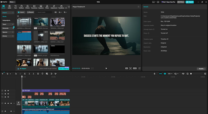 create high quality motivational videos