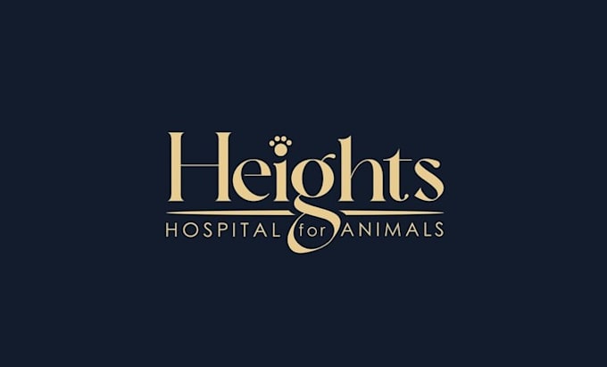 design wordmark community animal hospital logo