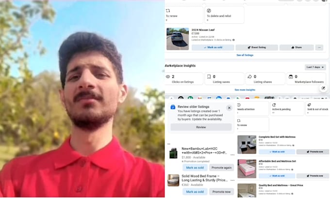 create and optimize product listings for fb marketplace