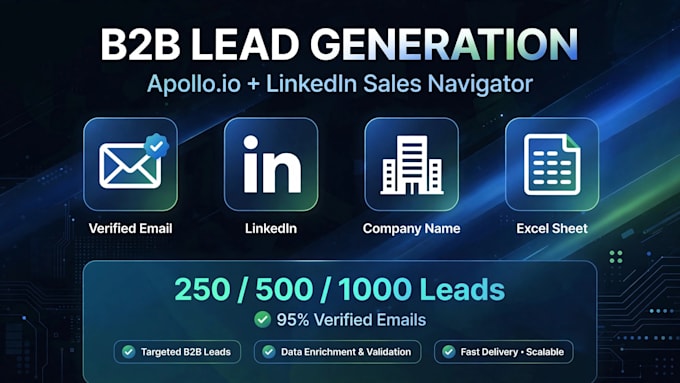 linkedin b2b leads with verified business email