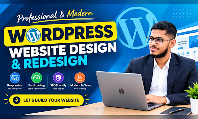 design, redesign your business wordpress website as a elementor expert