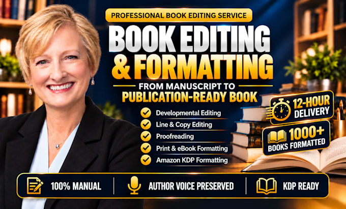 book editing and formatting, manuscript formatting and developmental book editor