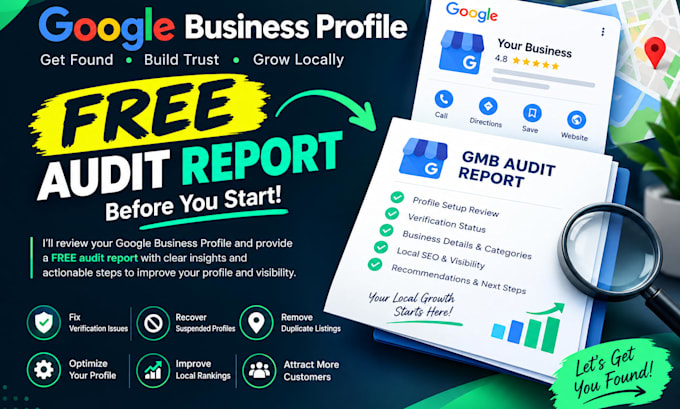 setup, create, fix optimize local SEO google my business gmb profile