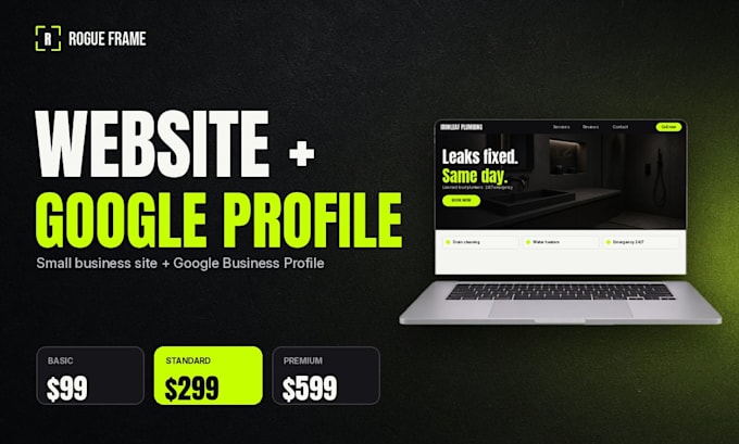 build your small business website and google business profile