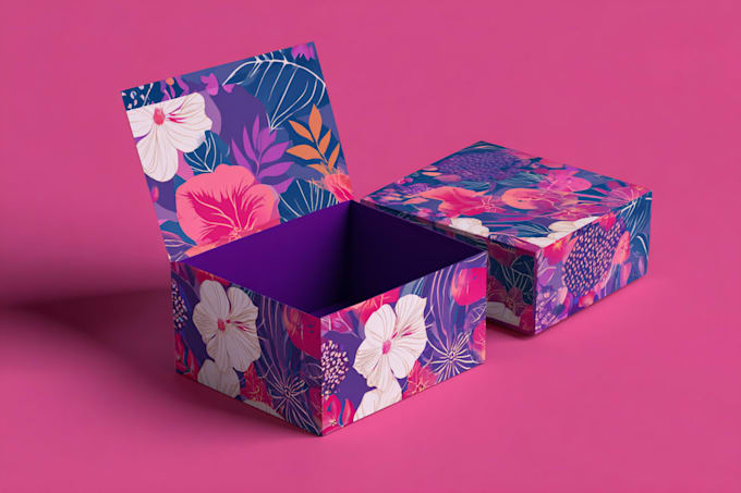 design box design, product packaging design, mailer box