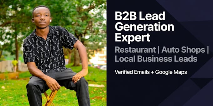 do restaurant b2b lead generation with verified emails