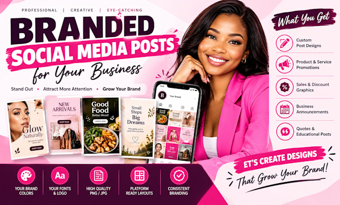 design branded instagram posts for your business