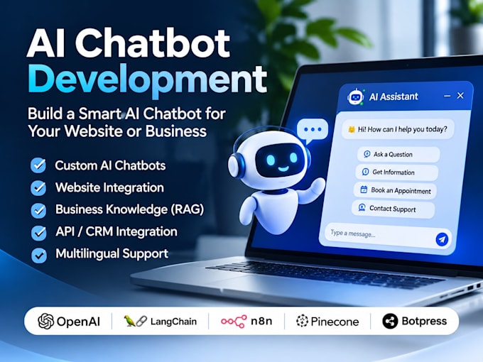 build an ai chatbot for your website and business