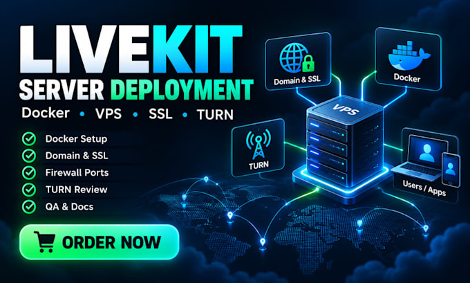 deploy and configure your self hosted livekit server