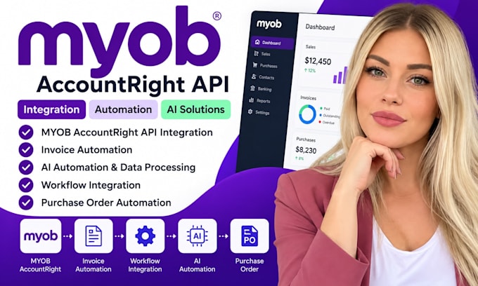 setup myob accountright api myob invoice ai automation myob workflow integration