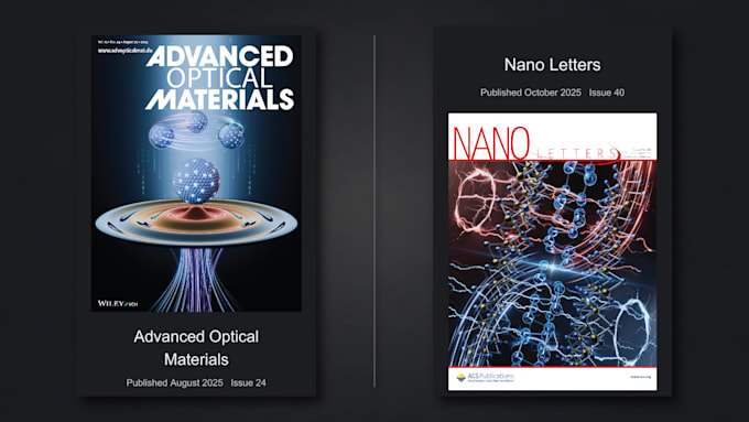 design professional 3d scientific journal covers