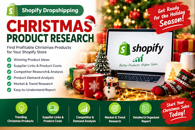 christmas dropshipping product research