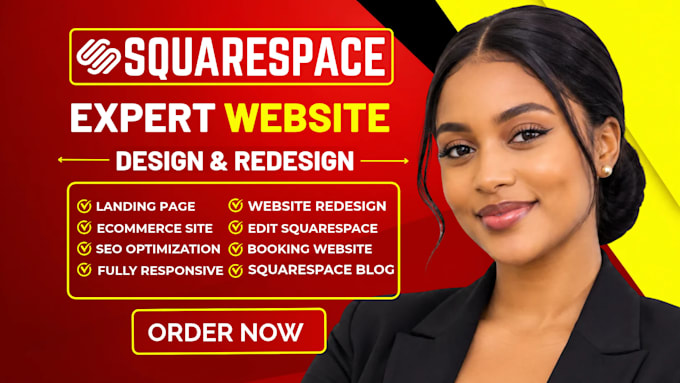 redesign squarespace website, build update squarespace blog website development