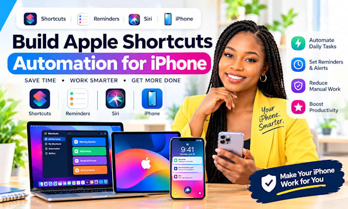 build apple shortcuts automation for iphone tasks siri reminders and alerts
