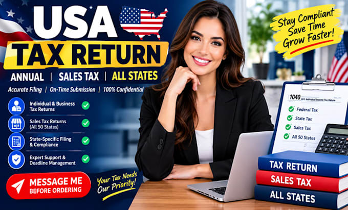 prep federal taxes and create financials