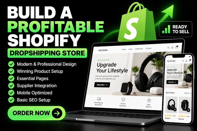 build a profitable shopify drop shipping store