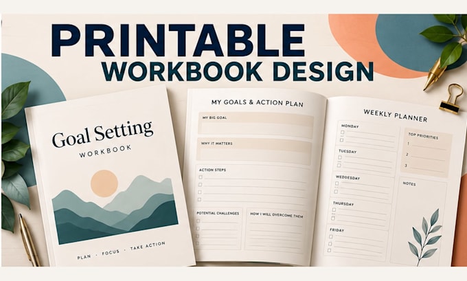 design printable workbooks and worksheets in canva