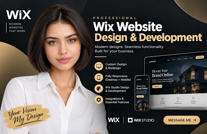 wix website design wix website development wix website redesign wix studio