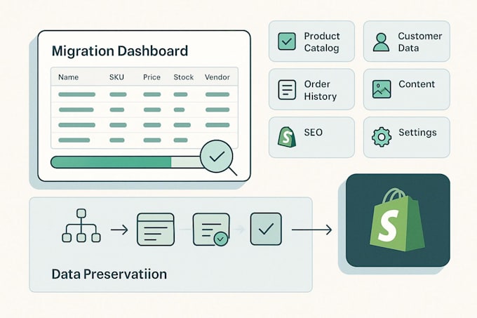 migrate historical orders and customers to shopify