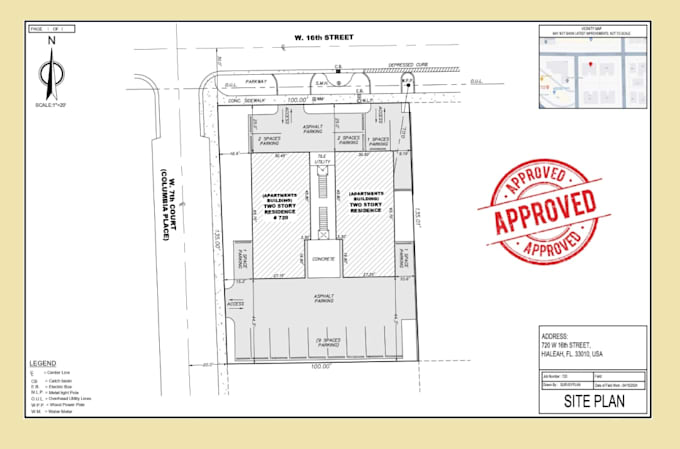 draw site plan for city permit