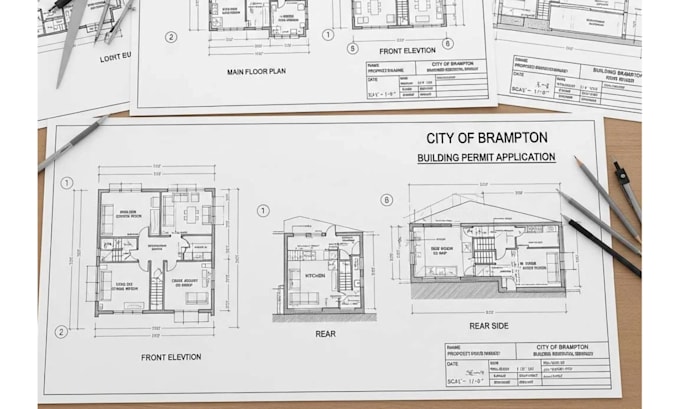 create deck permit drawings, framing plans and permit blueprints