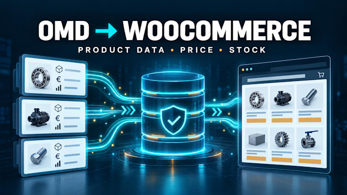 verbinde omd lieferantendaten mit woocommerce