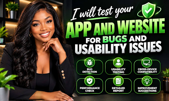 app testing, website bugs, usability issues