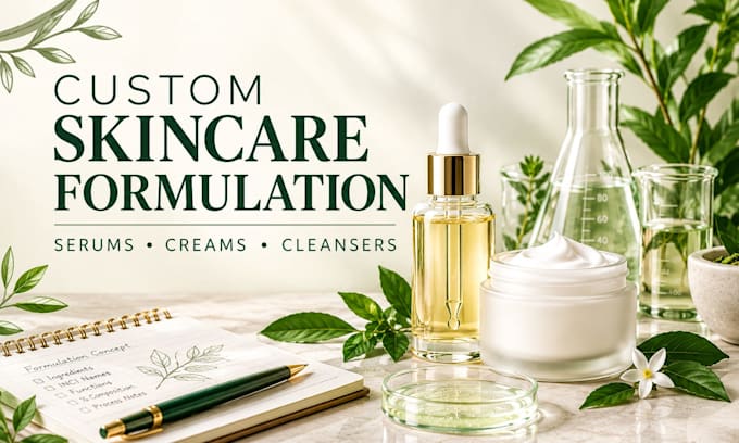 formulate custom skincare and cosmetic products