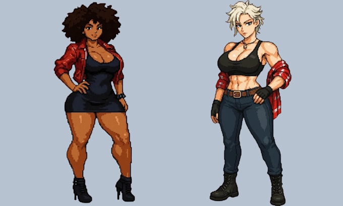 Create 2d nsfw pixel art animation pixel art sprite sheet nsfw pixel ...