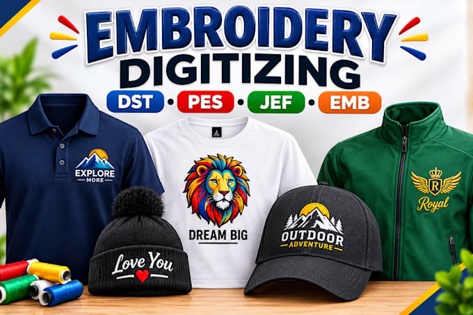 modify or amend embroidery digitize pes, dst, jes files