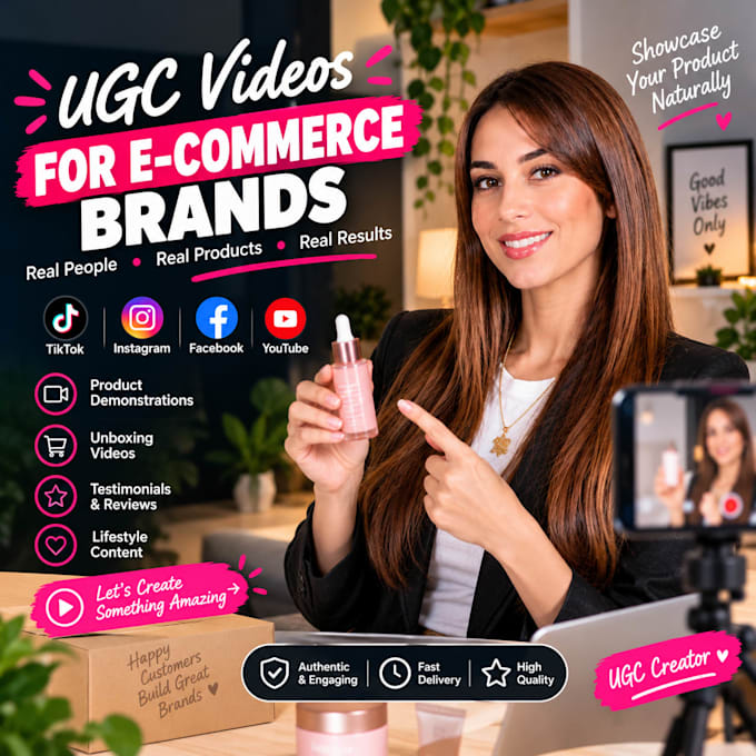 create ugc product unboxing and demonstration videos