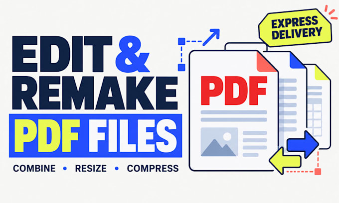 edit, remake, combine, resize, compress your PDF files