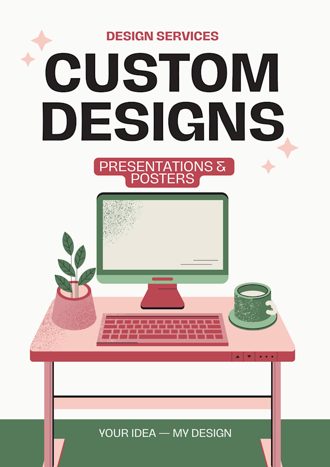 design professional presentations and custom posters