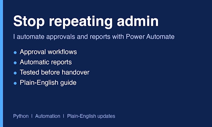 automate your approvals and reports with power automate