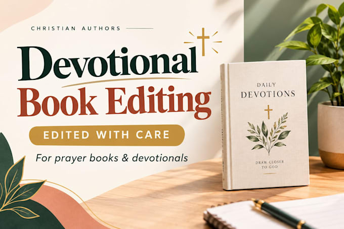 edit and proofread your christian devotional or prayer journal book