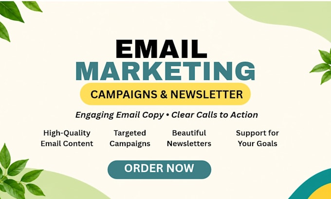 create email marketing campaigns and newsletters