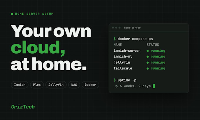 set up your home server, nas, or self hosted apps
