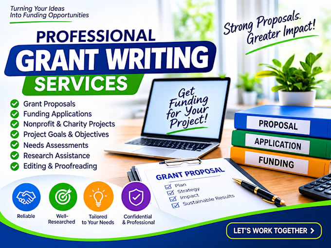 professional grant writing, grant proposals and funding